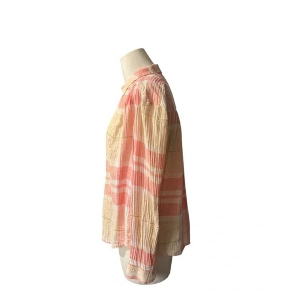 Anthropologie Holding Horse Gailen button down shirt size 0 - Picture 3 of 7